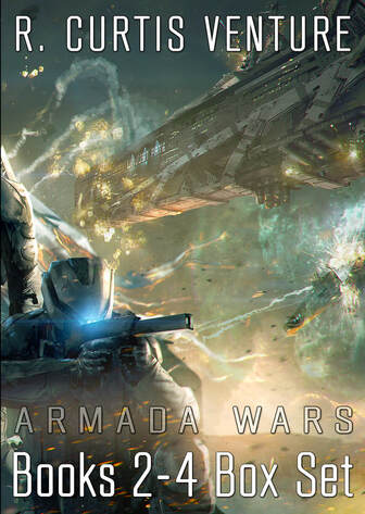 Front cover of 'Armada Wars: Books Two to Four Box Set'
