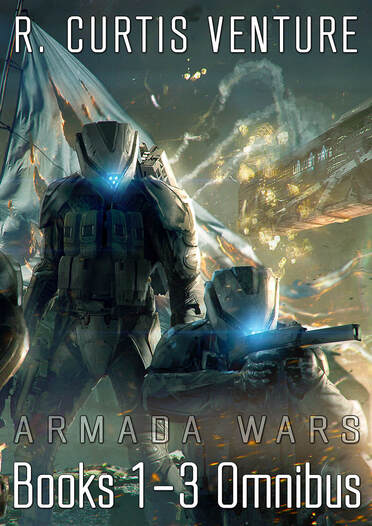 Front cover of 'Armada Wars Books One to Three Omnibus'